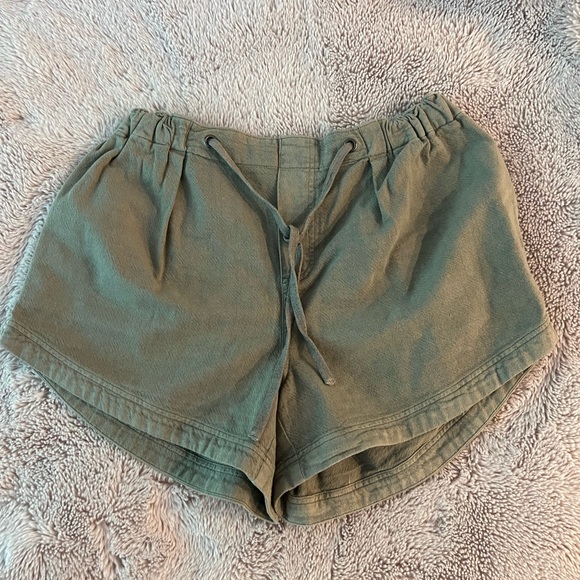Free People Pants - Free People Green Shorts Elastic Waist